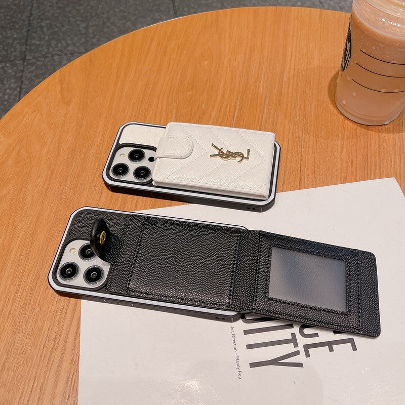 Kožené pouzdro na iPhone v barvě Saint Card Bag