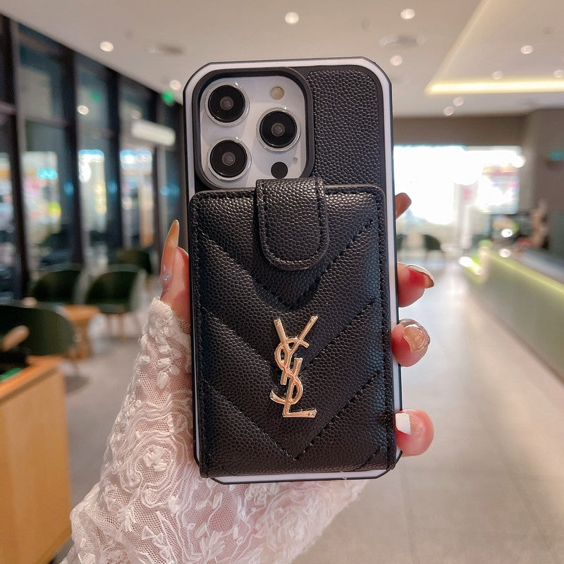 Kožené pouzdro na iPhone v barvě Saint Card Bag