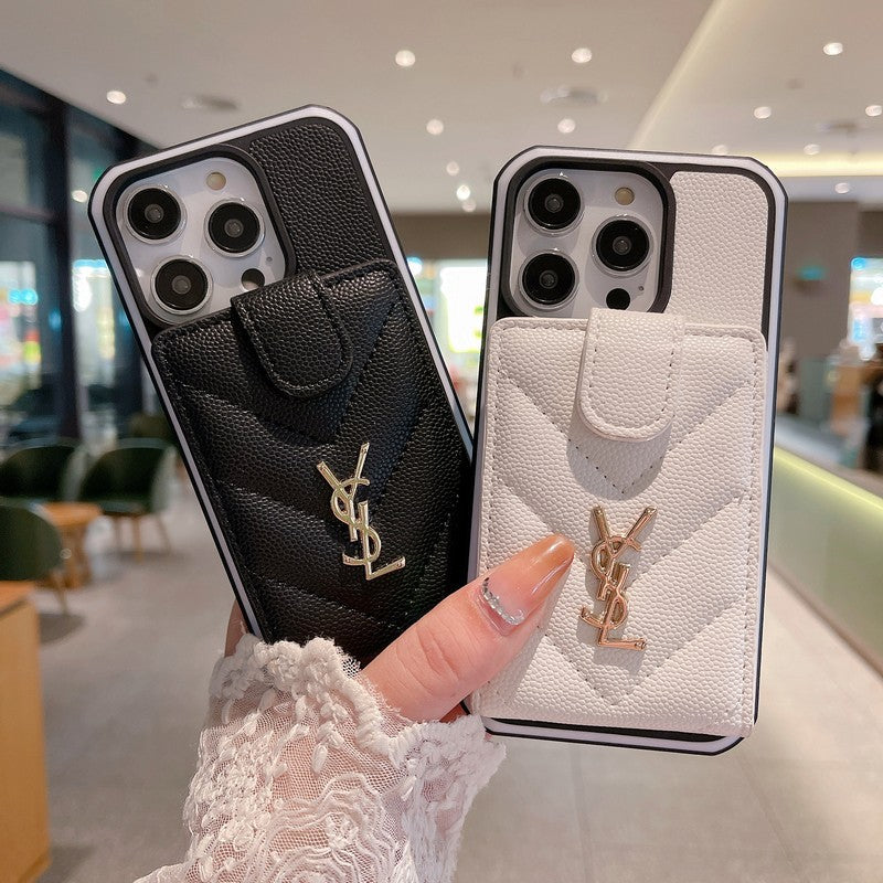 Kožené pouzdro na iPhone v barvě Saint Card Bag