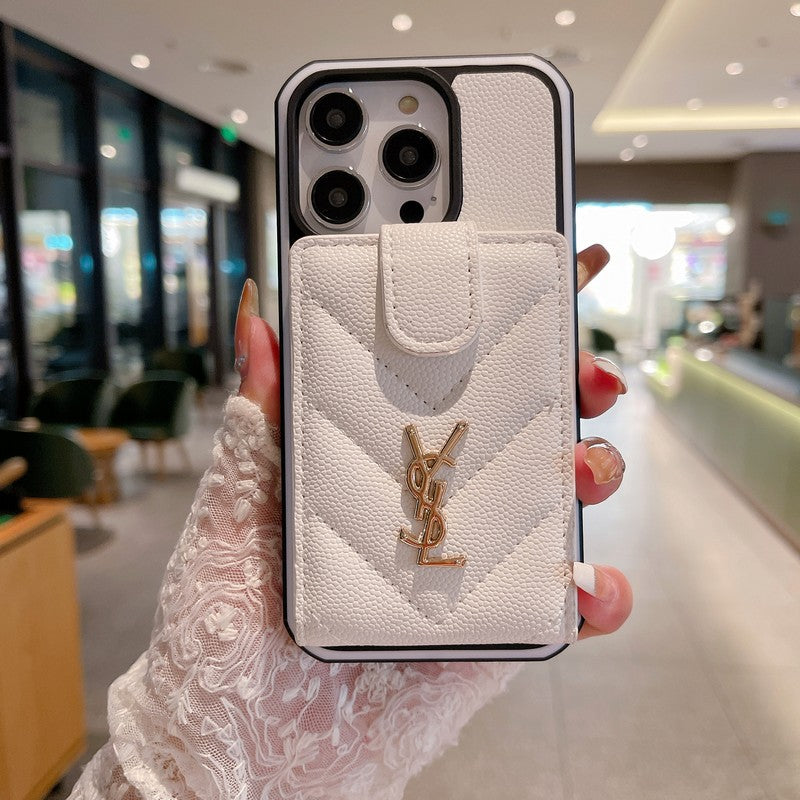 Kožené pouzdro na iPhone v barvě Saint Card Bag