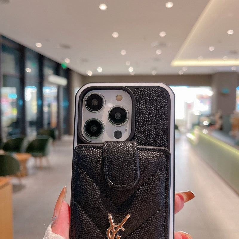 Kožené pouzdro na iPhone v barvě Saint Card Bag