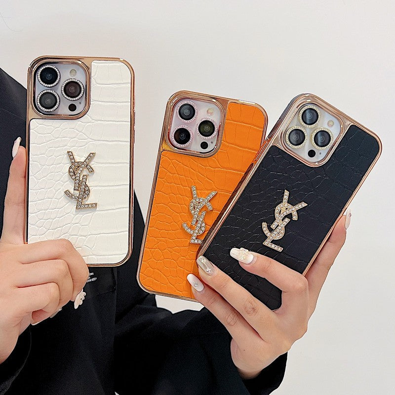 Kožené pouzdro na iPhone Saint Color z růžového zlata