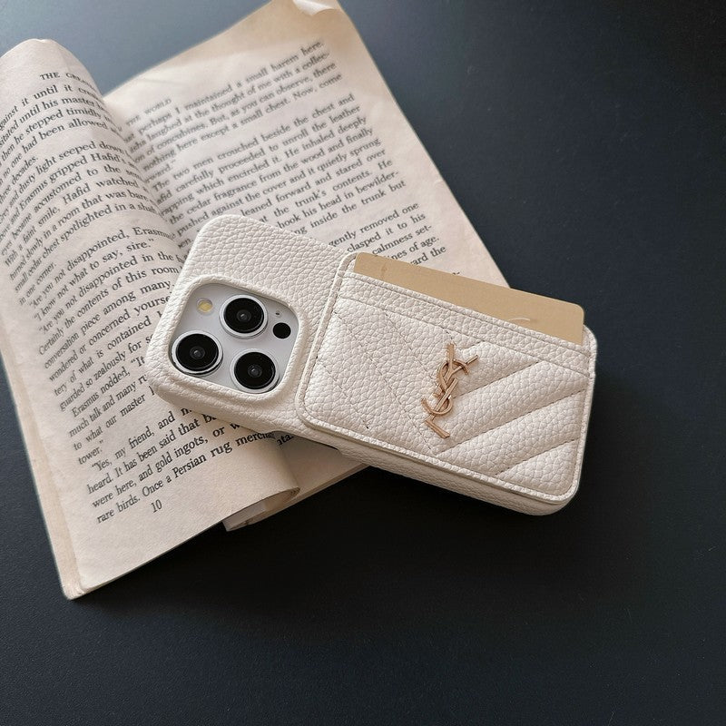 Kožené pouzdro na iPhone v barvě Saint Card Bag
