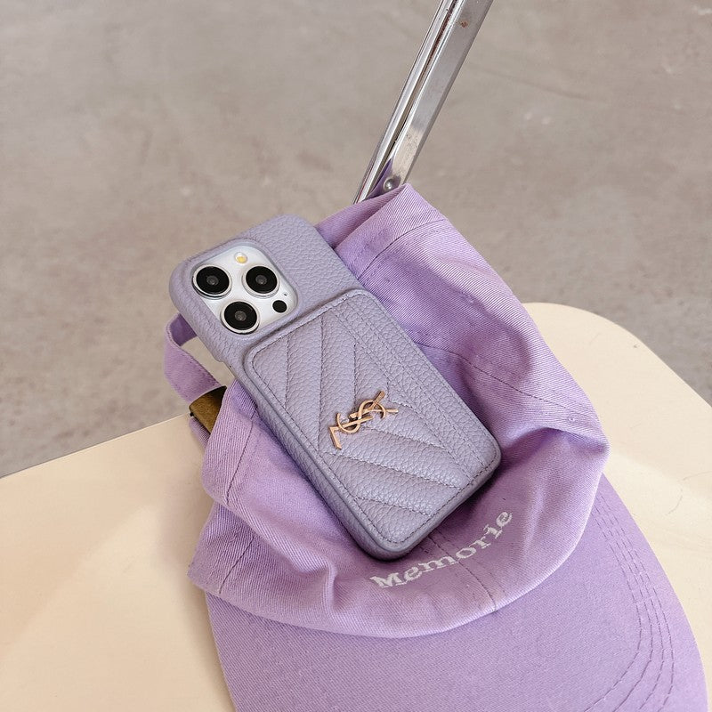 Kožené pouzdro na iPhone v barvě Saint Card Bag