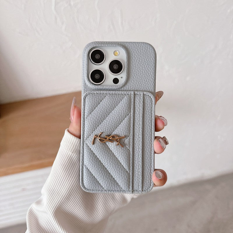 Kožené pouzdro na iPhone v barvě Saint Card Bag