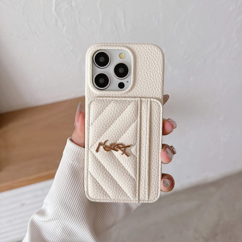 Kožené pouzdro na iPhone v barvě Saint Card Bag