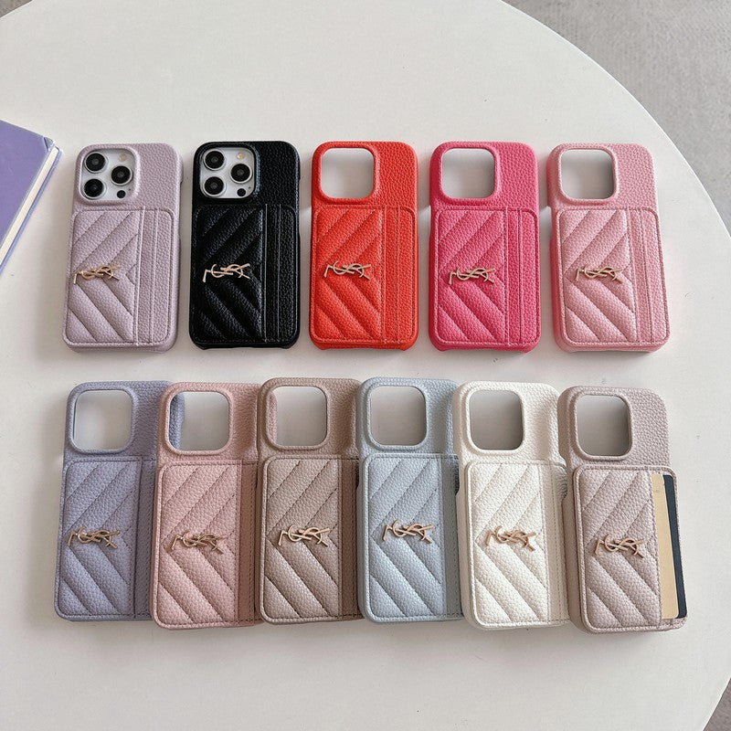 Kožené pouzdro na iPhone v barvě Saint Card Bag