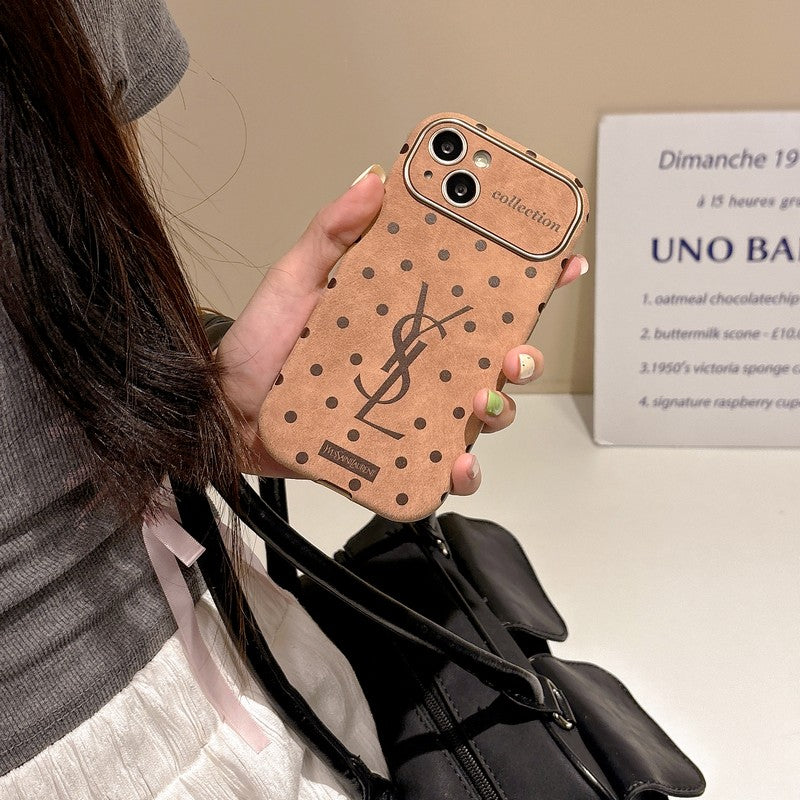 Kožené pouzdro na iPhone Saint Brown