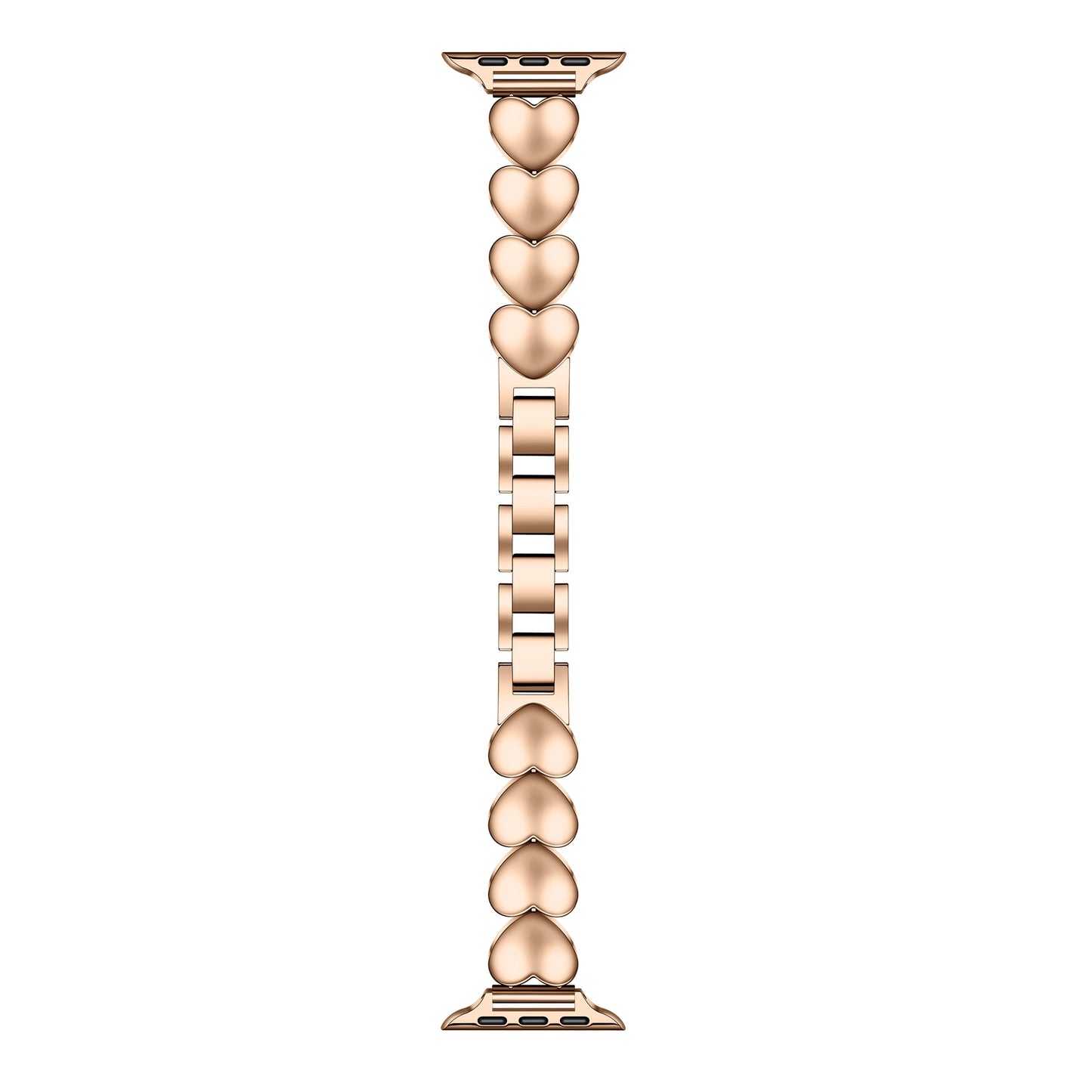 Pásek z nerezové oceli Aphrodite Heart pro Apple Watch