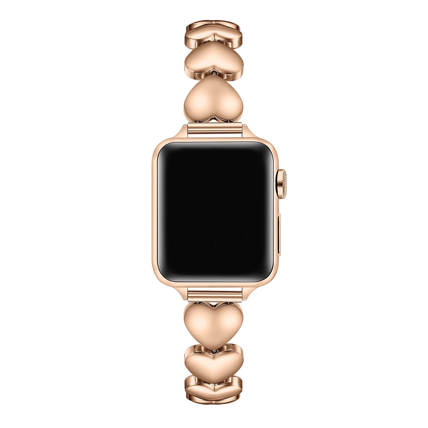 Pásek z nerezové oceli Aphrodite Heart pro Apple Watch