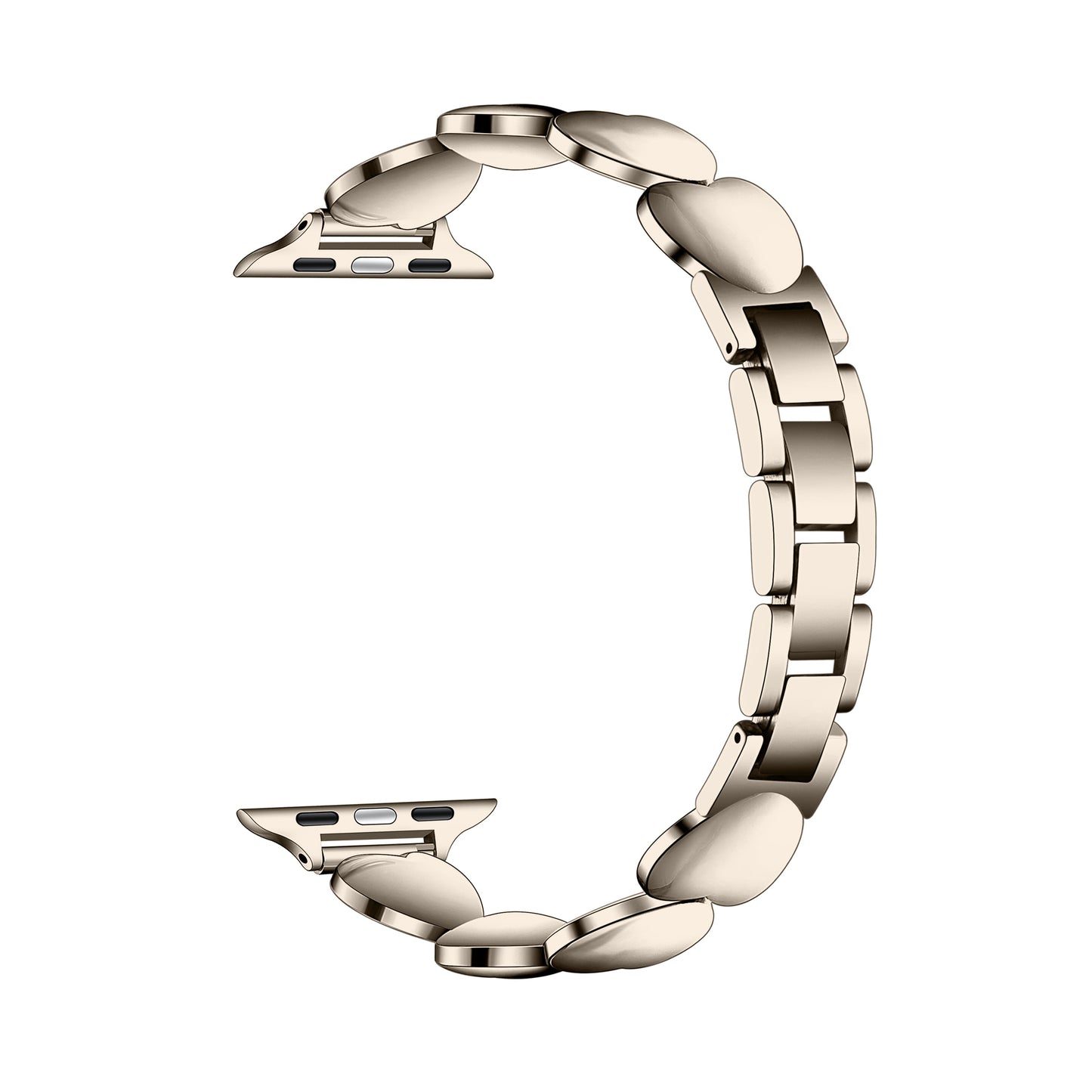 Pásek z nerezové oceli Aphrodite Heart pro Apple Watch