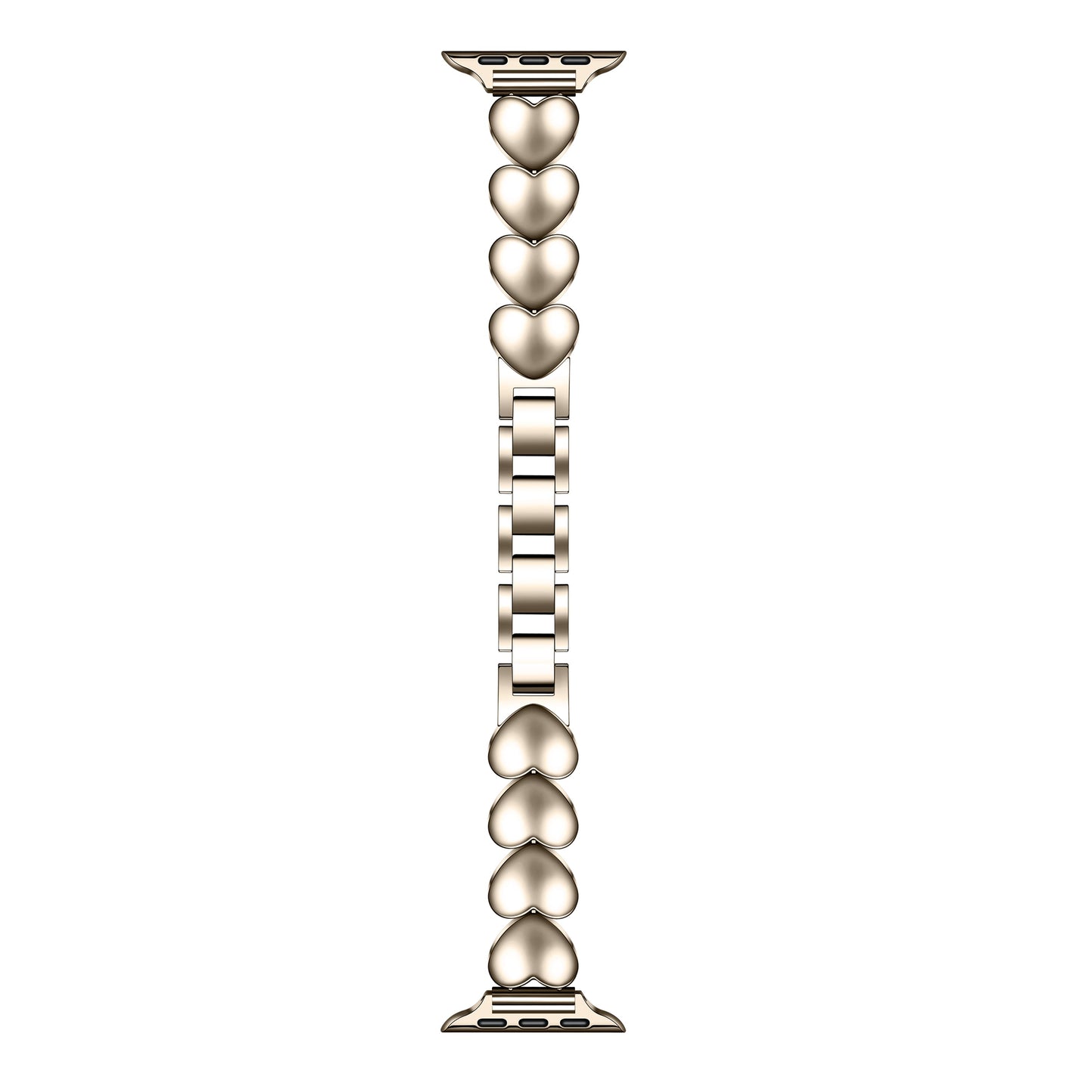 Pásek z nerezové oceli Aphrodite Heart pro Apple Watch