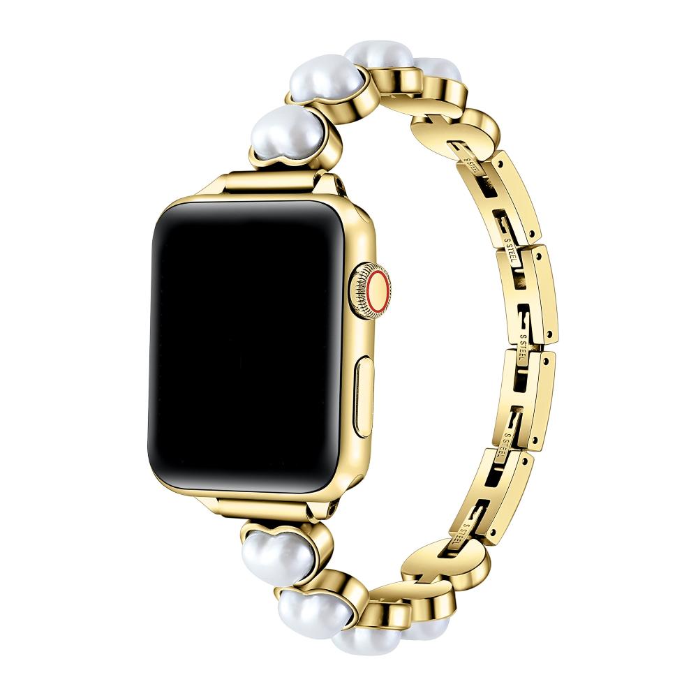Grace Pearl a kovový pásek pro Apple Watch