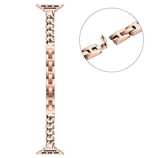Nikki Skinny Chain Band pro Apple Watch – DOPRODEJ