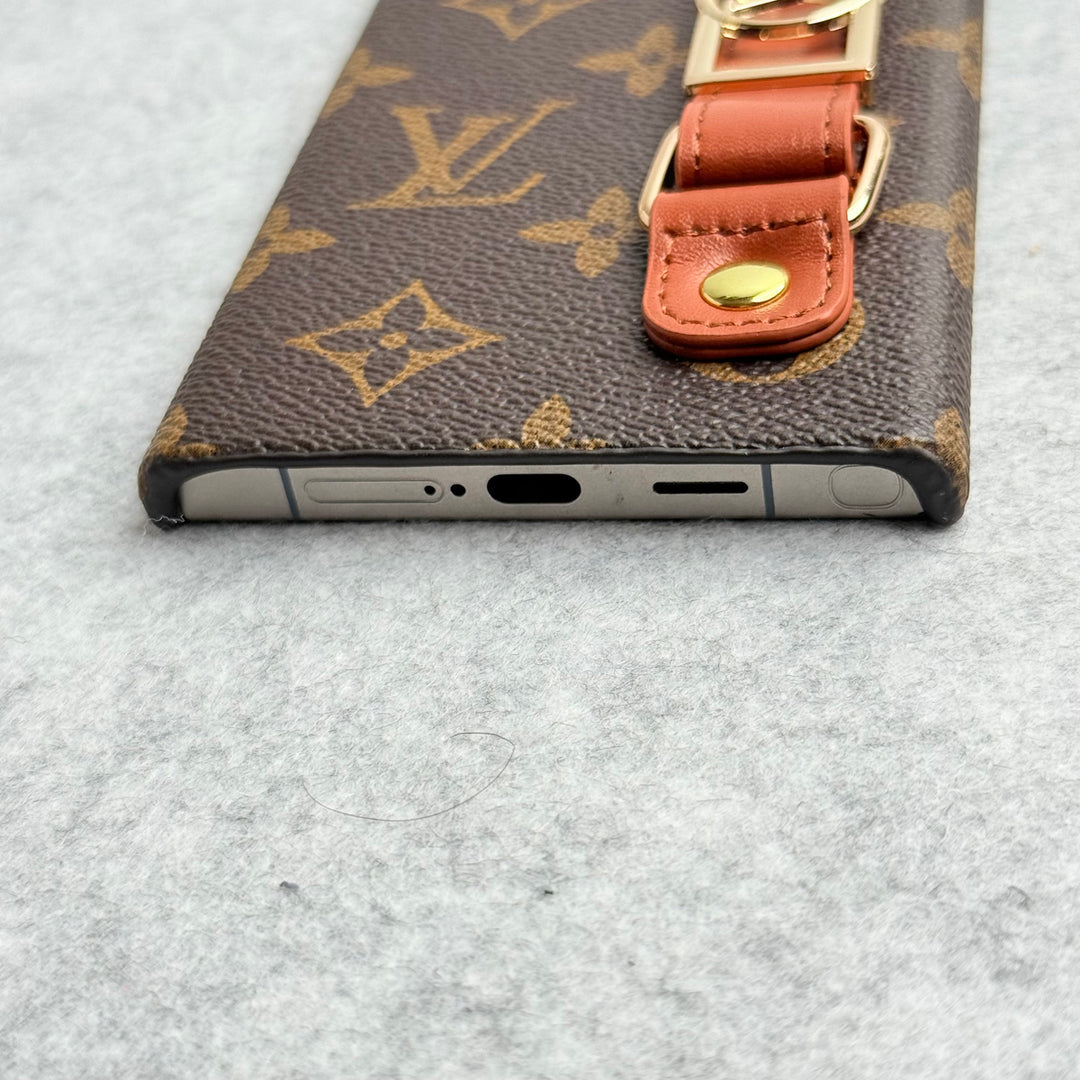 LUXUSNÍ ZNAČKOVÉ POUZDRO DRŽÁKU NA ŘEMÍNKY PRO SAMSUNG GALAXY