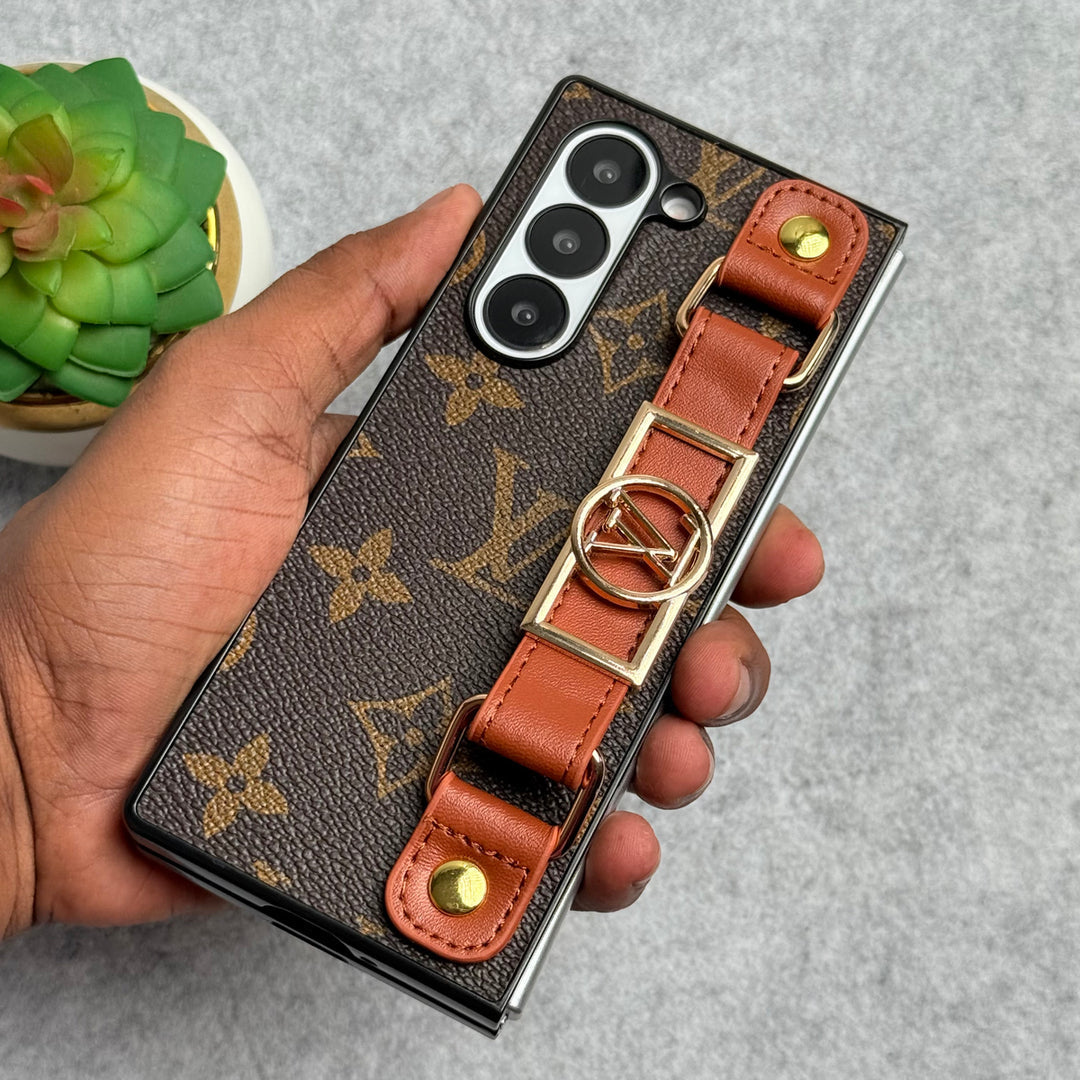 Luxusní značkové pouzdro na řemínek pro Samsung Z Fold 7-4