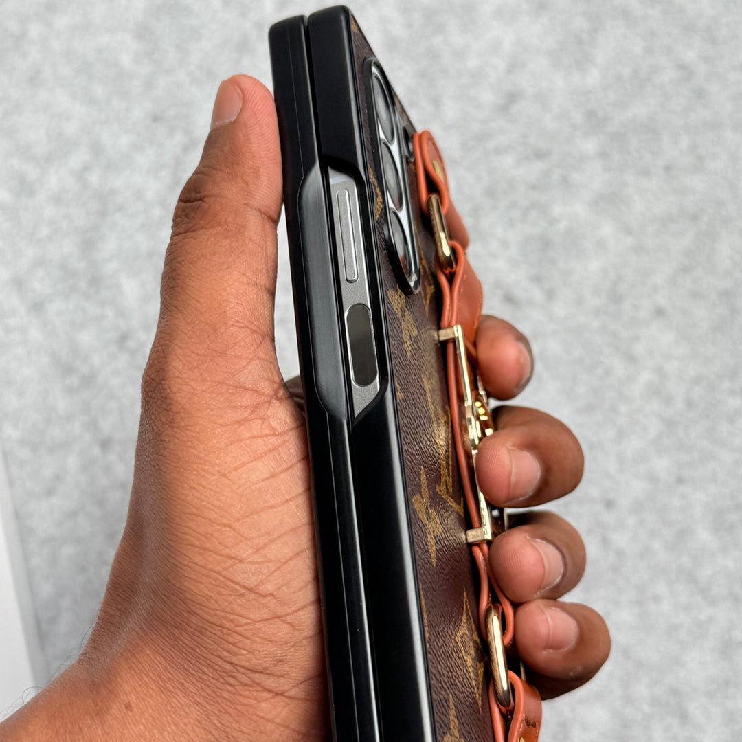 Luxusní značkové pouzdro na řemínek pro Samsung Z Fold 7-4