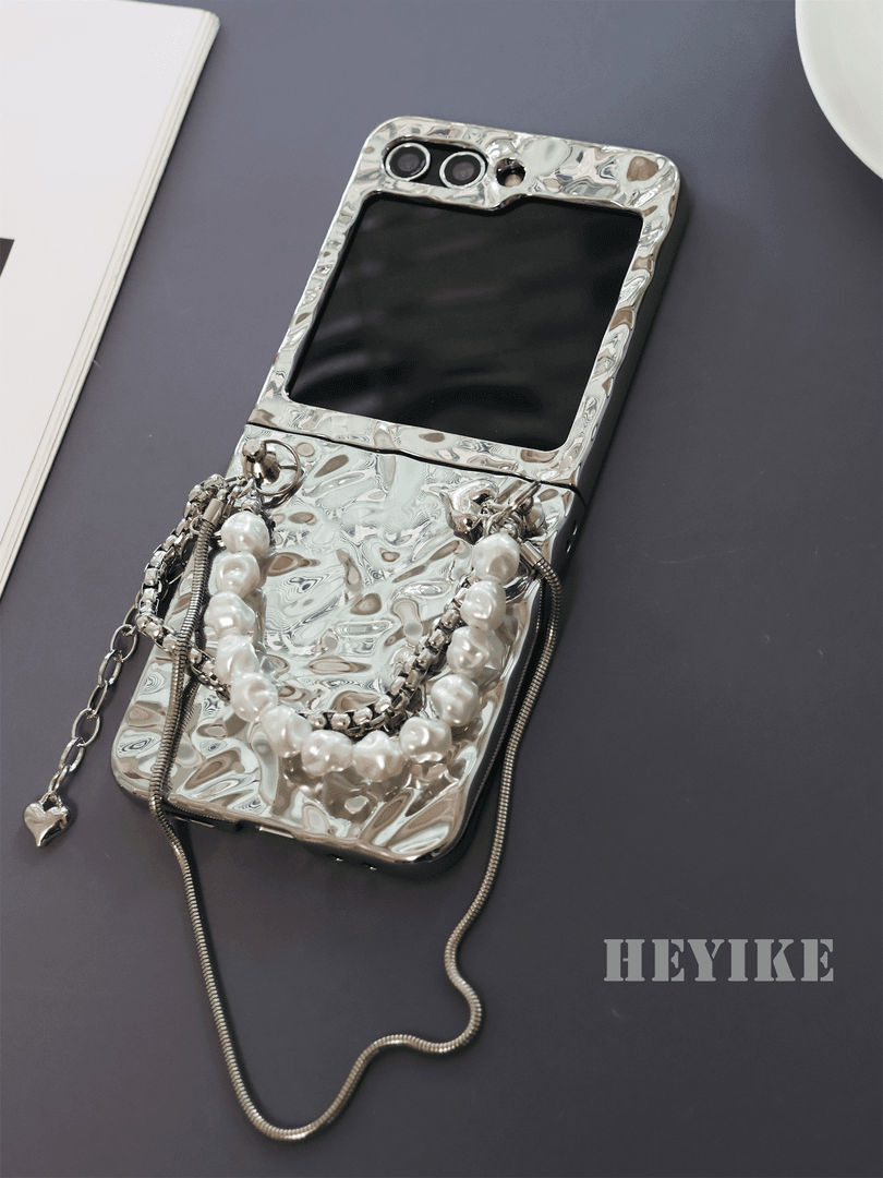 Samsung pouzdro z hliníkové slitiny Crossbody Galaxy Z Flip 6/5/4/3 s texturou
