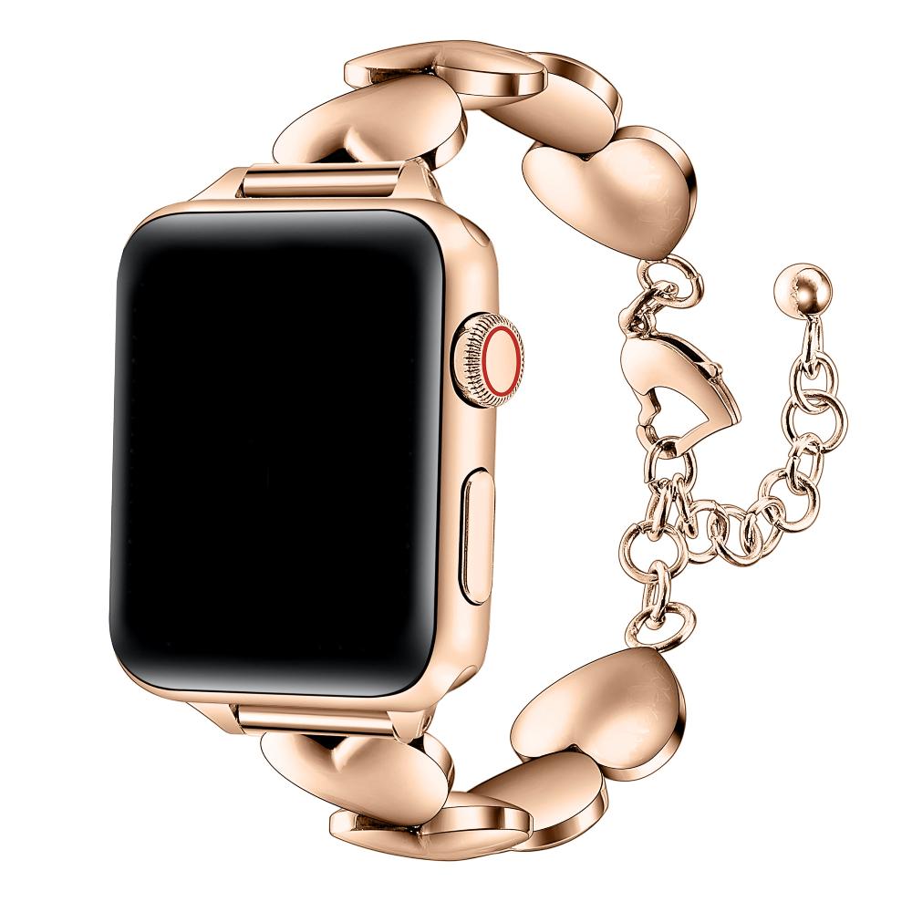 Ocelový pásek Lover Heart pro Apple Watch
