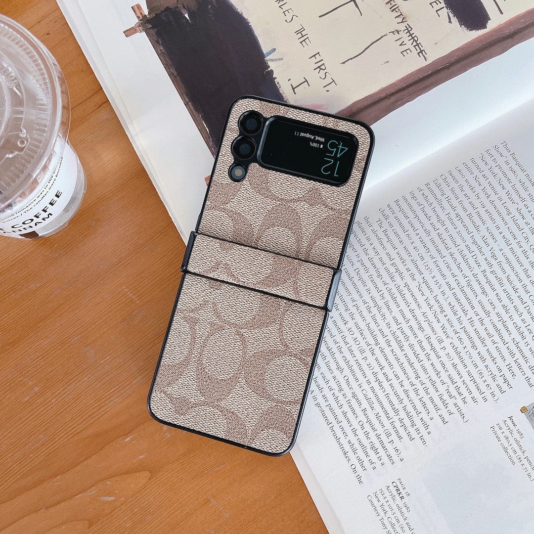Coach Z Flip/Z Fold pouzdro na telefon Samsung s páskem na prst
