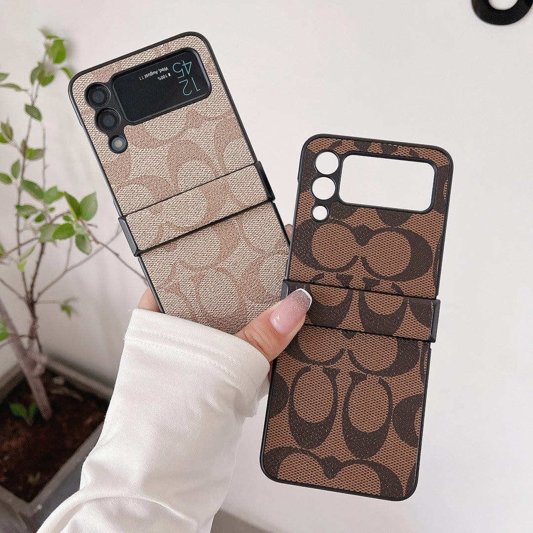 Coach Z Flip/Z Fold pouzdro na telefon Samsung s páskem na prst
