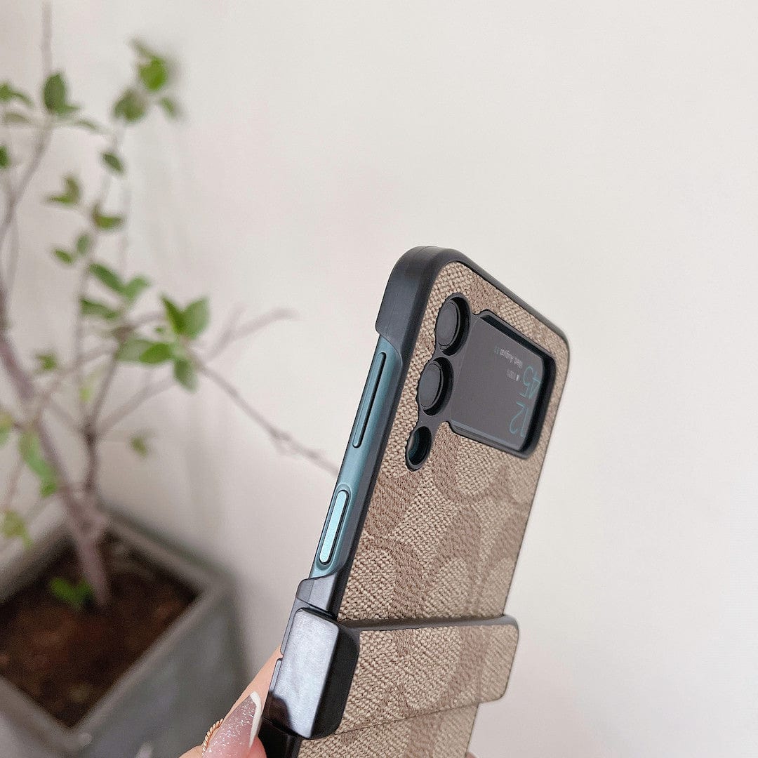 Coach Z Flip/Z Fold pouzdro na telefon Samsung s páskem na prst