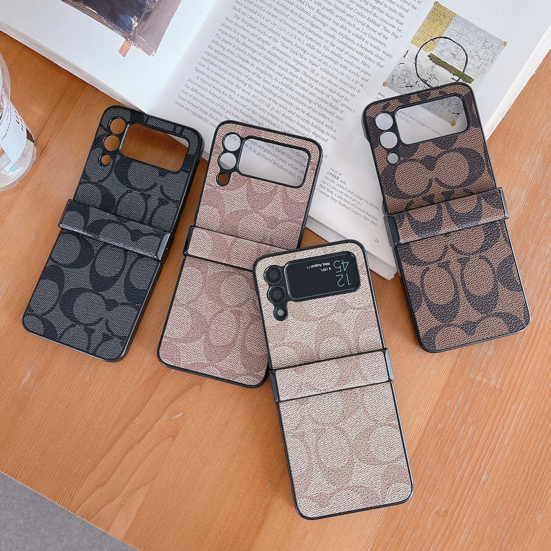 Coach Z Flip/Z Fold pouzdro na telefon Samsung s páskem na prst