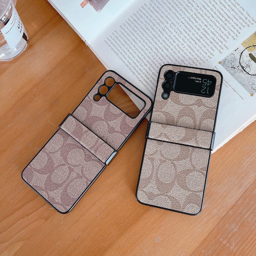 Coach Z Flip/Z Fold pouzdro na telefon Samsung s páskem na prst