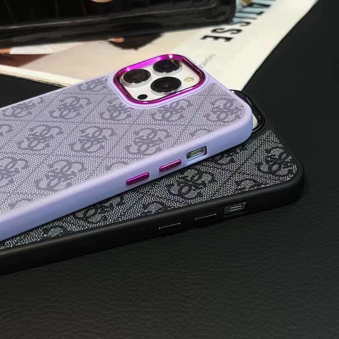 Fialové luxusní pouzdro na iPhone-MD231025