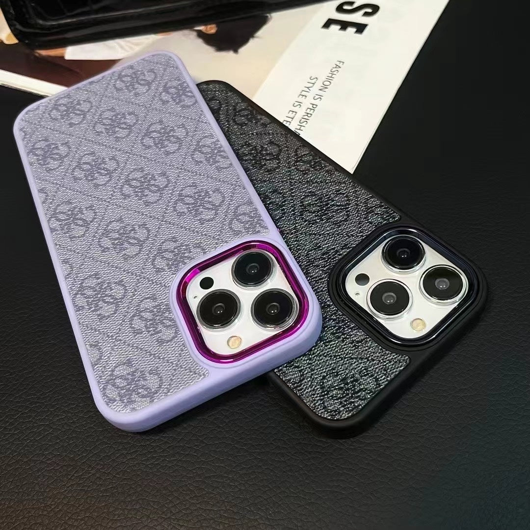 Fialové luxusní pouzdro na iPhone-MD231025
