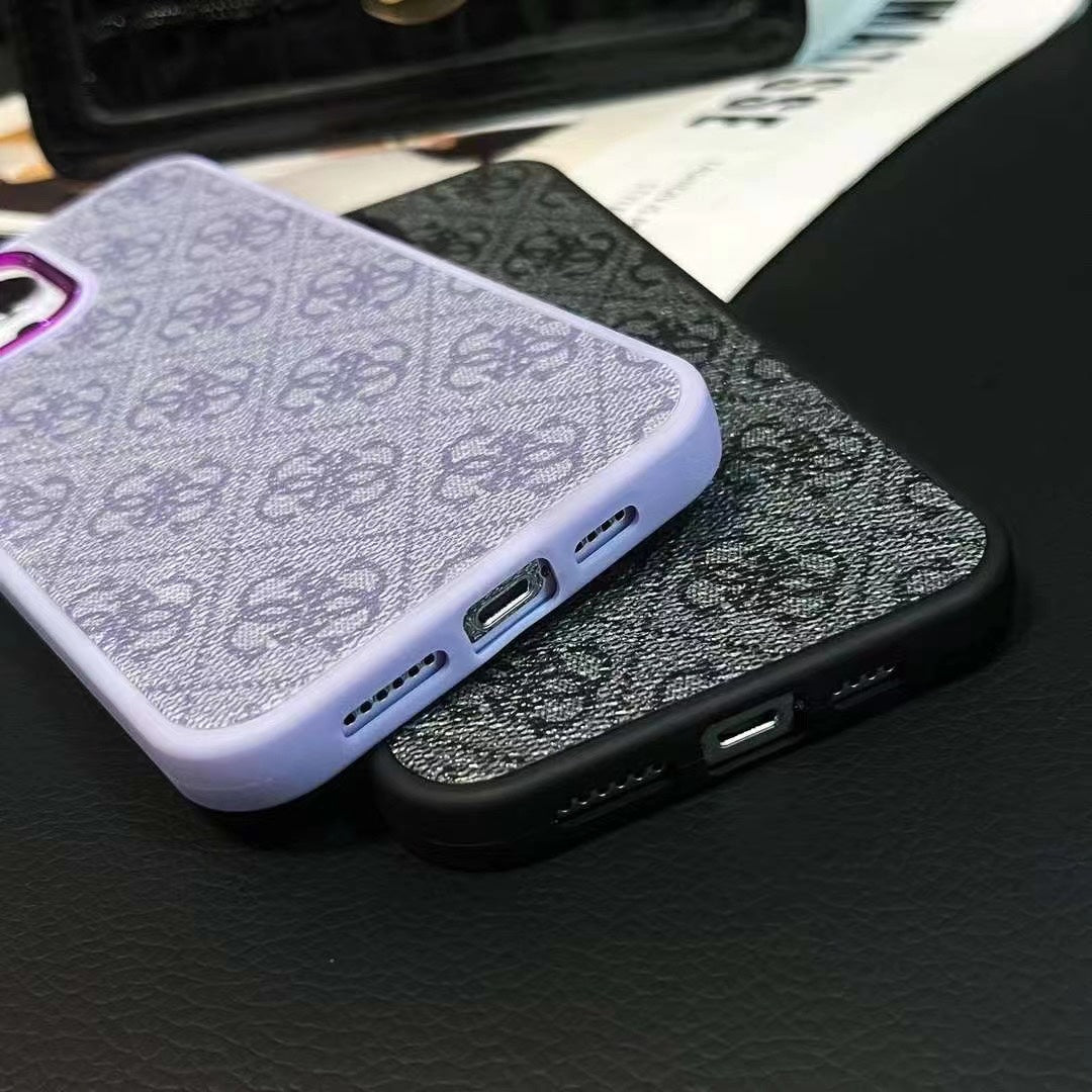 Fialové luxusní pouzdro na iPhone-MD231025