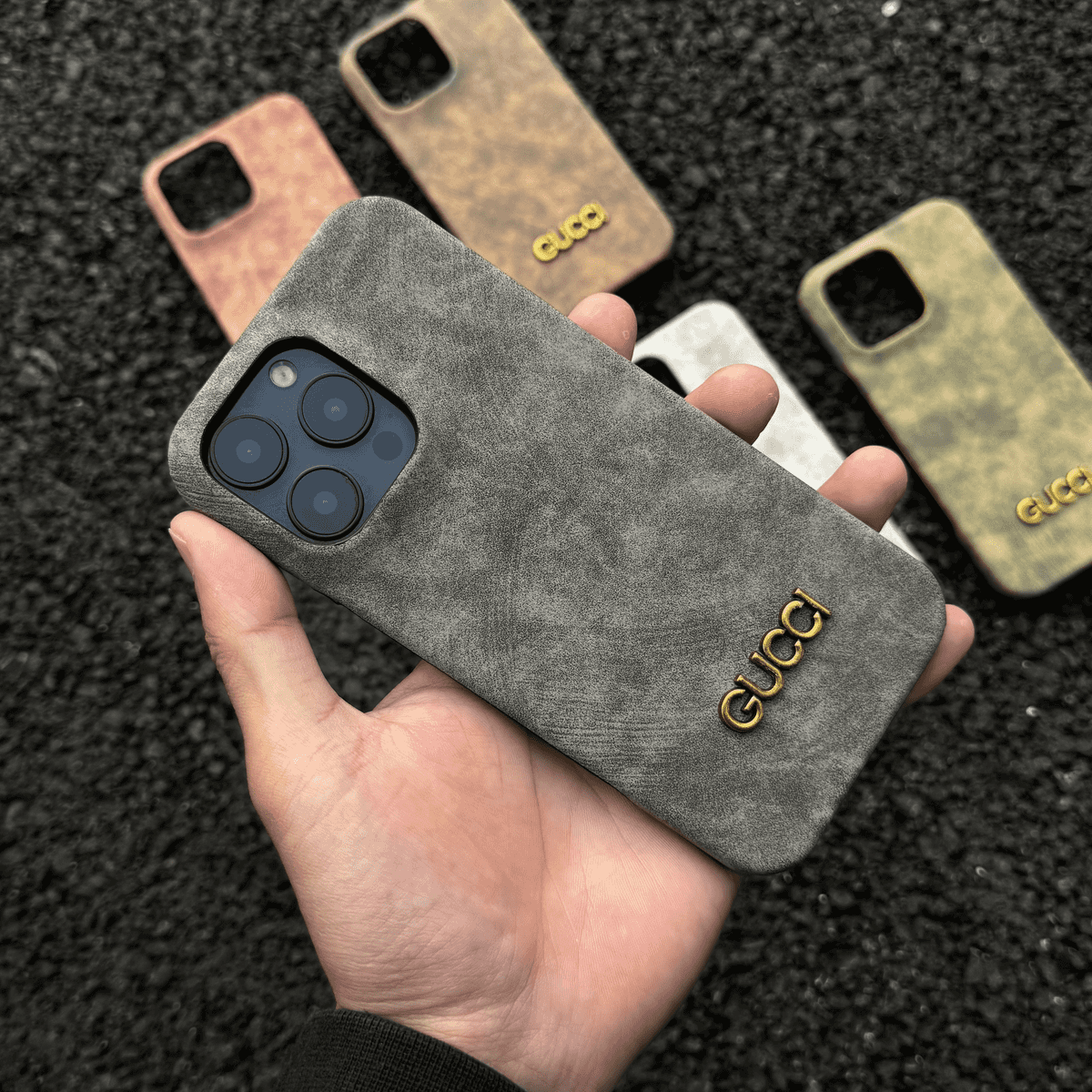 Klasický Vintage semišový obal na iPhone