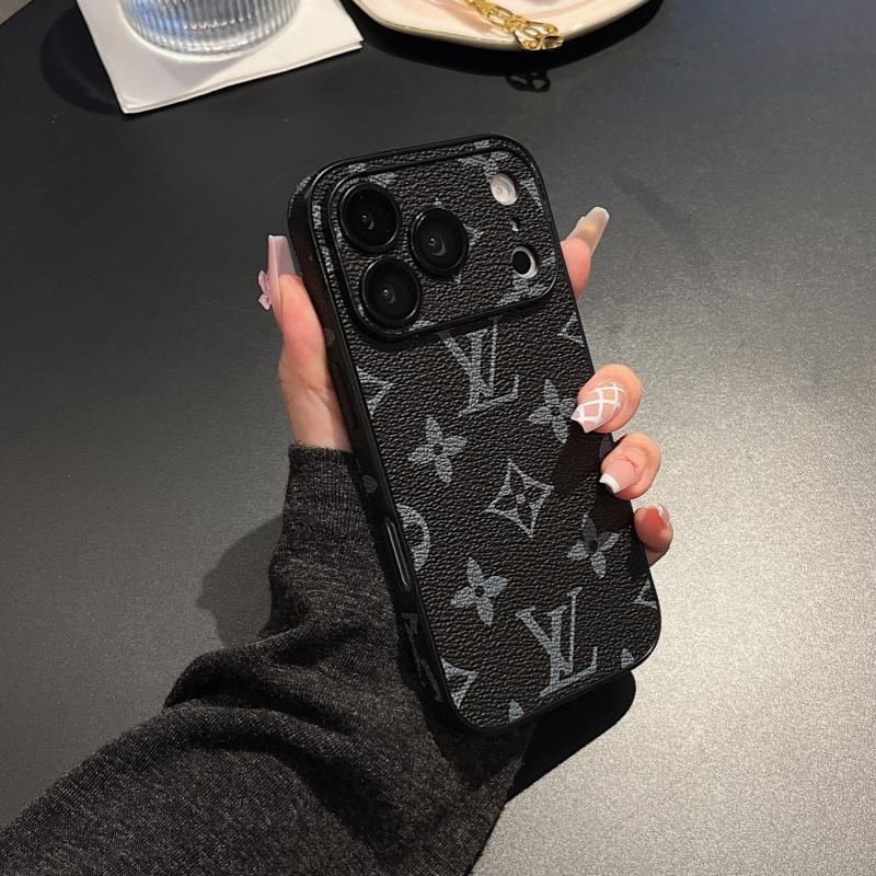 Prémiové pouzdro na iPhone s koženou texturou Monogram