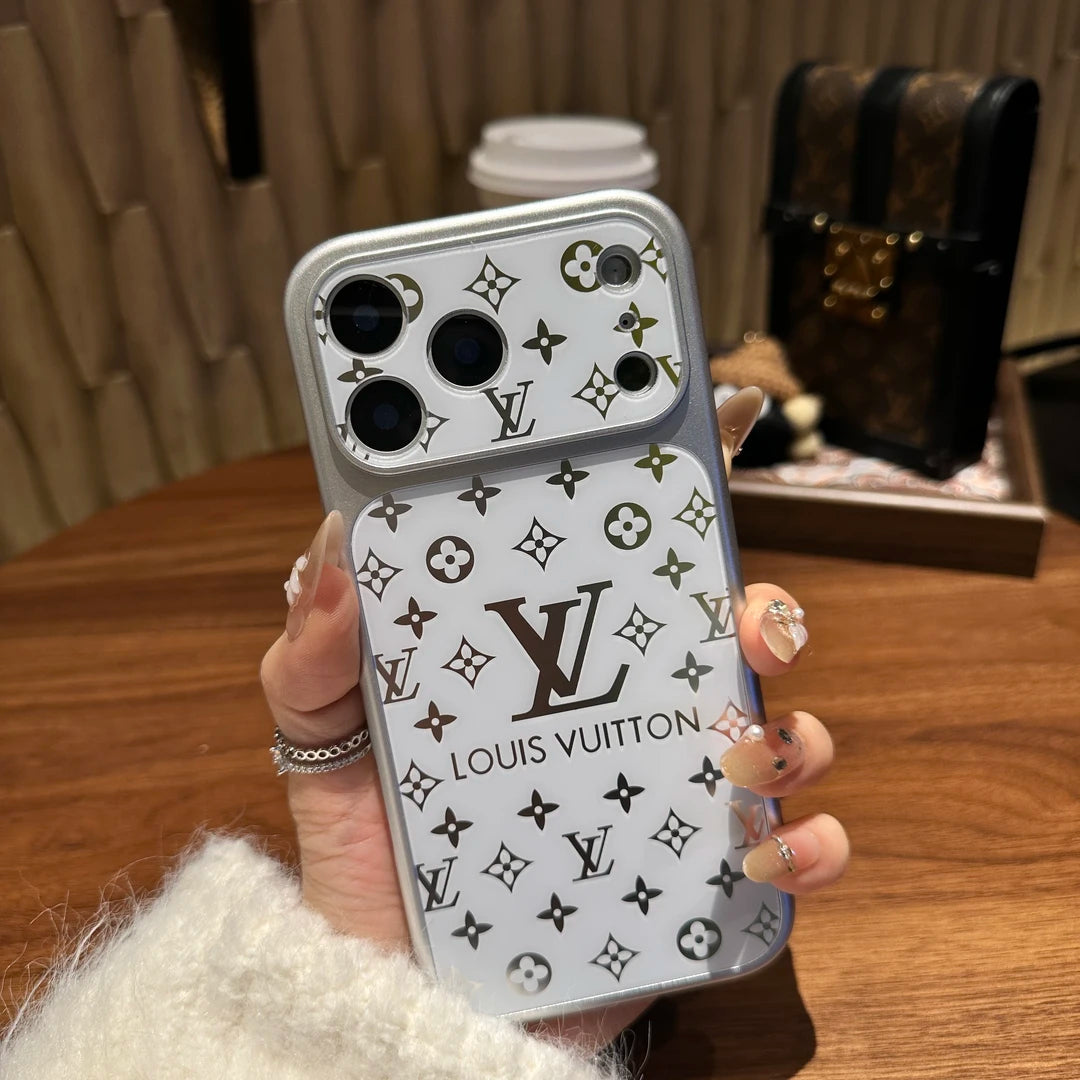 Luxusní matné pouzdro Monogram s měkkými hranami absorbujícími nárazy