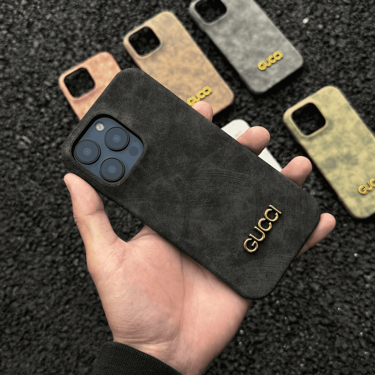 Klasický Vintage semišový obal na iPhone