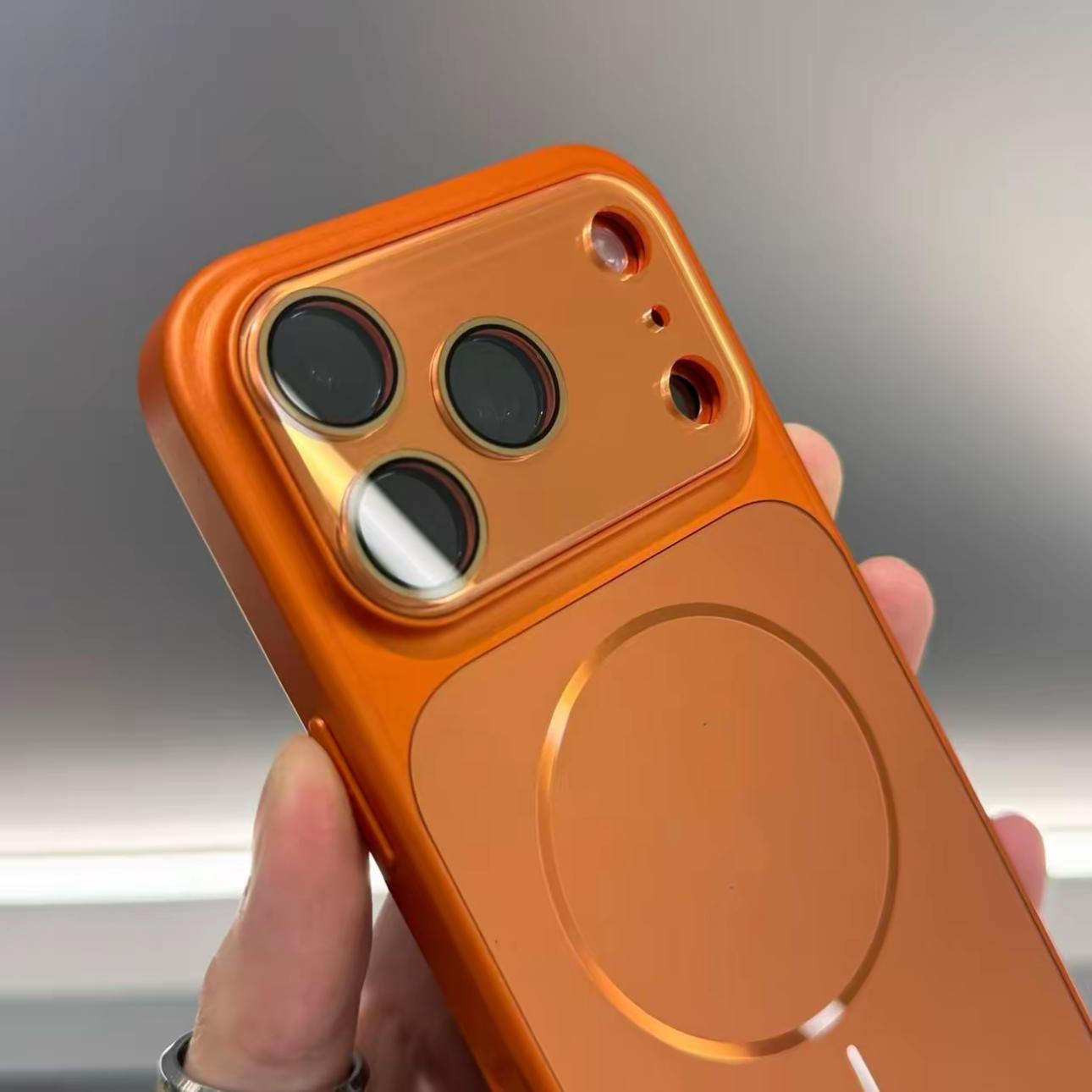Pouzdro na iPhone kompatibilní s MagSafe — Kovová plná ochrana