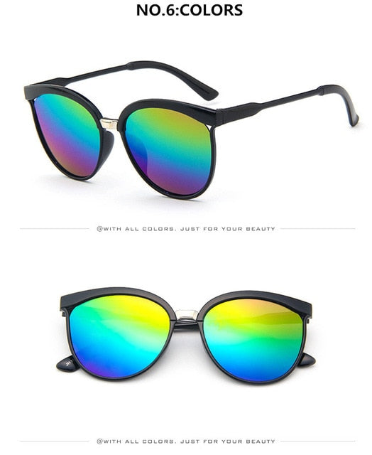 Designové sluneční brýle značky Cat Eye Dámské Luxusní plastové sluneční brýle Klasické Retro Venkovní brýle Oculos De Sol Gafas