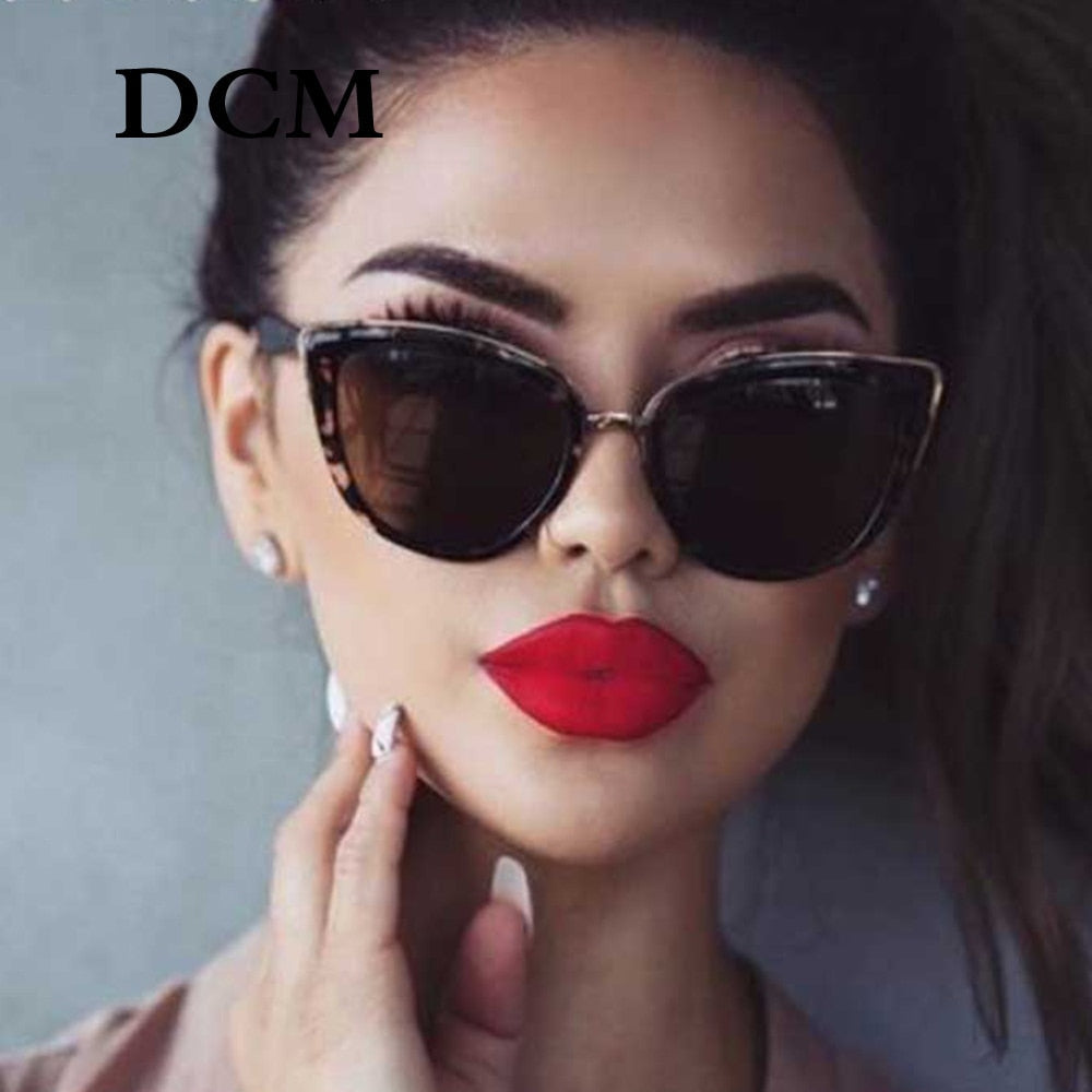 Sluneční brýle DCM Cateye Dámské Vintage brýle s přechodem Retro kočičí brýle Sluneční brýle Dámské brýle UV400